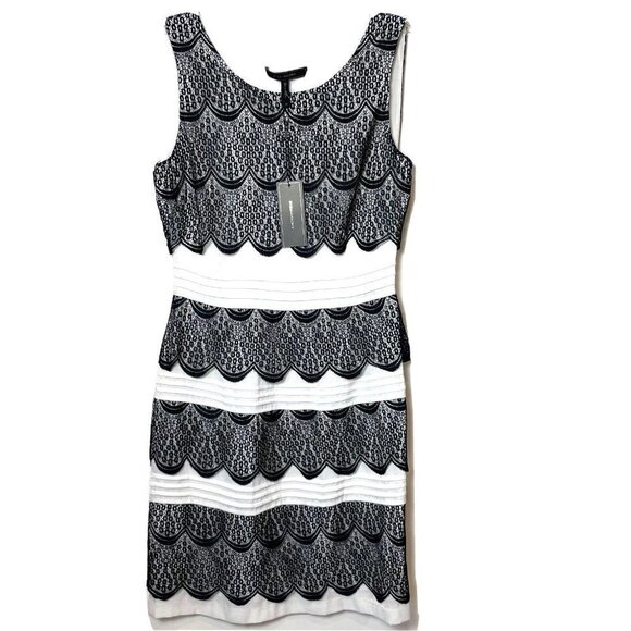 BCBGMaxAzria Dresses & Skirts - BCBGMAXAZRIA Womens Lorenna Lace Mini Cocktail Dress Black 6 Sleeveless New